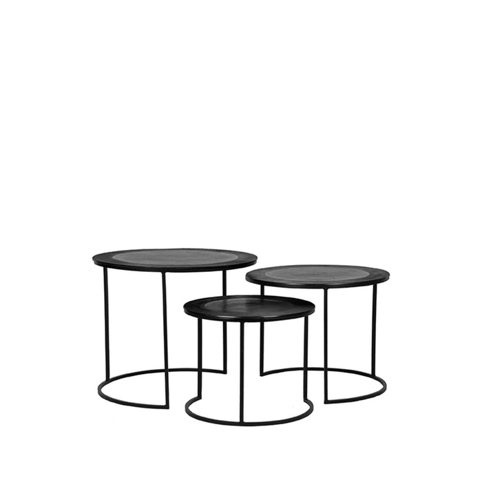 Label51 Salontafel Set Tres - Zwart - Metaal-Salontafels-LABEL51