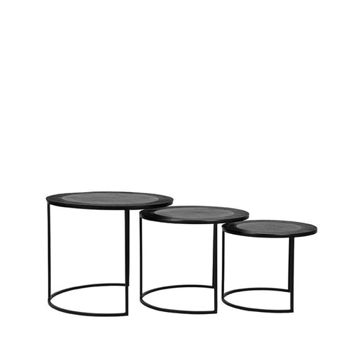 Label51 Salontafel Set Tres - Zwart - Metaal-Salontafels-LABEL51
