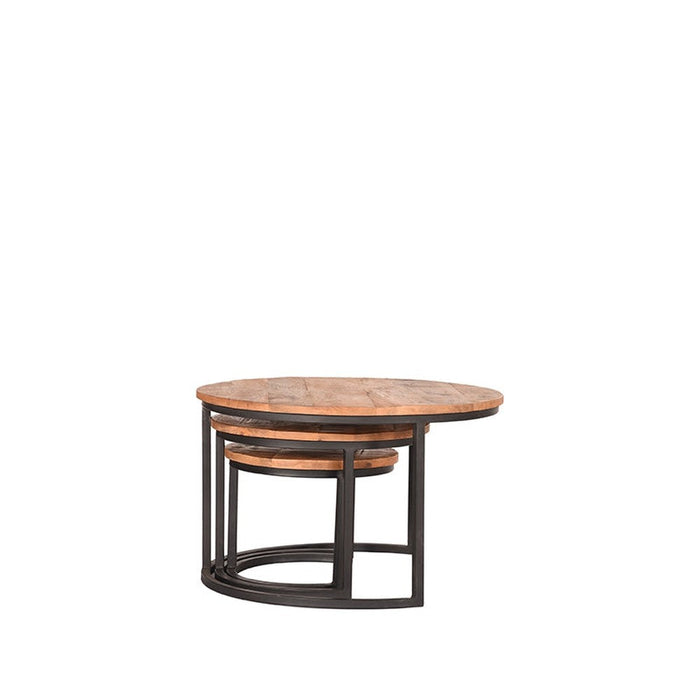 Label51 Salontafel Set Triplet - Rough - Mangohout-Salontafels-LABEL51