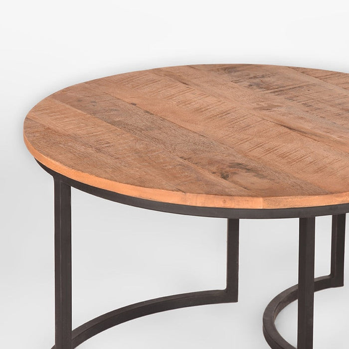 Label51 Salontafel Set Triplet - Rough - Mangohout-Salontafels-LABEL51