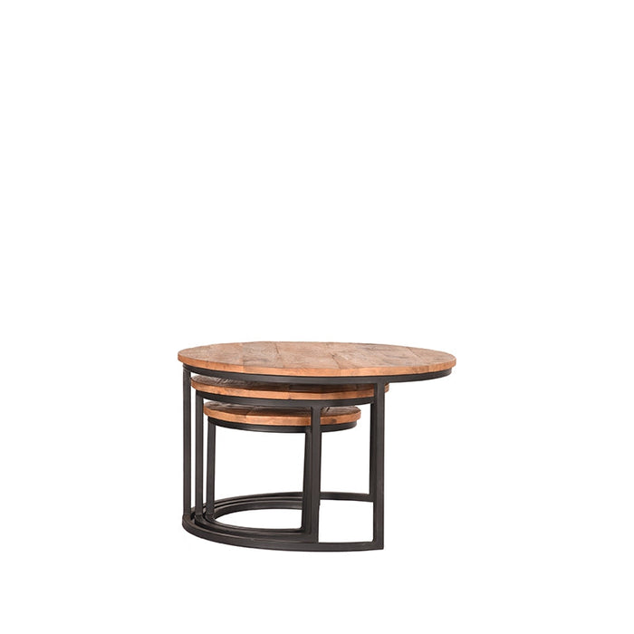 Label51 Salontafel Set Triplet - Rough - Mangohout-Salontafels-LABEL51