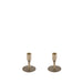 Label51 Set Kandelaars 8x8x13 cm - Antiek goud - Metaal-Woondecoratie-LABEL51