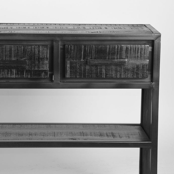 Label51 Sidetable Chili - Zwart - Mangohout-Bijzettafels-LABEL51