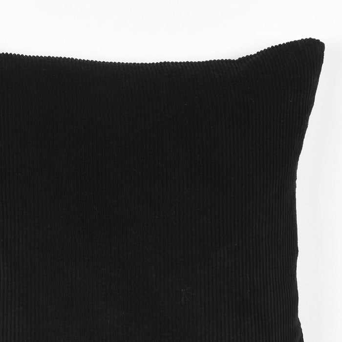 Label51 Sierkussen Rib - Zwart - Katoen-Decoratief kussen-LABEL51