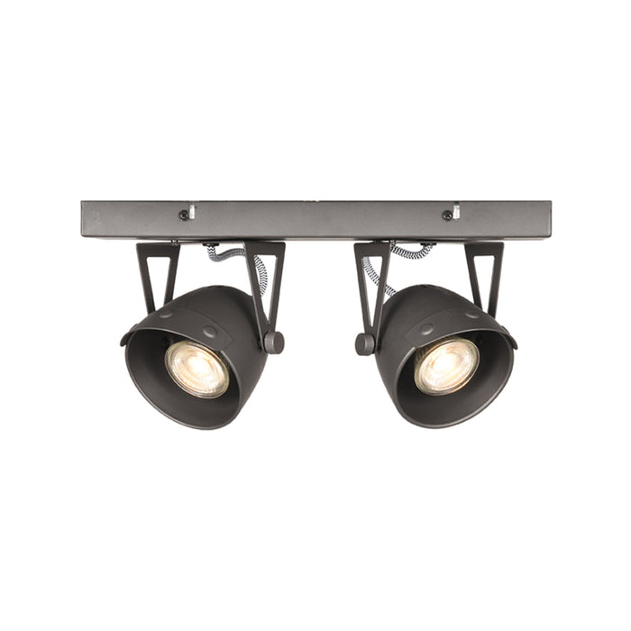 Label51 Spot Cap led - Grijs - Metaal - 2 Lichts-Spots-LABEL51