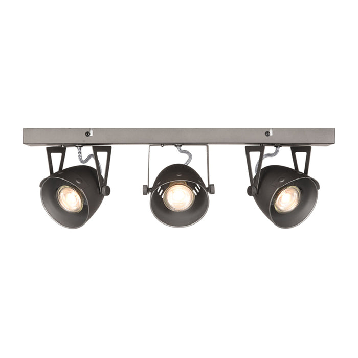 Label51 Spot Cap led - Grijs - Metaal - 3 Lichts-Spots-LABEL51