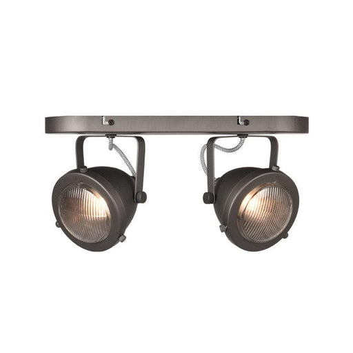 Label51 Spot Moto led - Burned Steel - Metaal - 2 Lichts-Spots-LABEL51