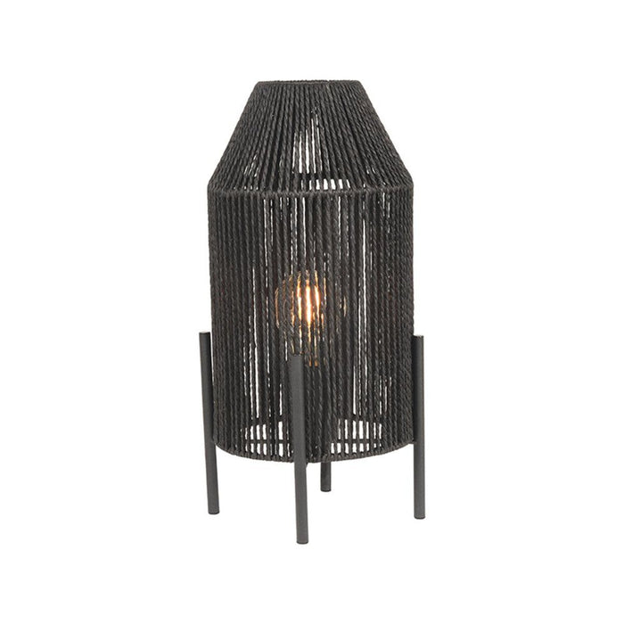 Label51 Tafellamp Ibiza - Zwart - Jute-Tafellampen-LABEL51