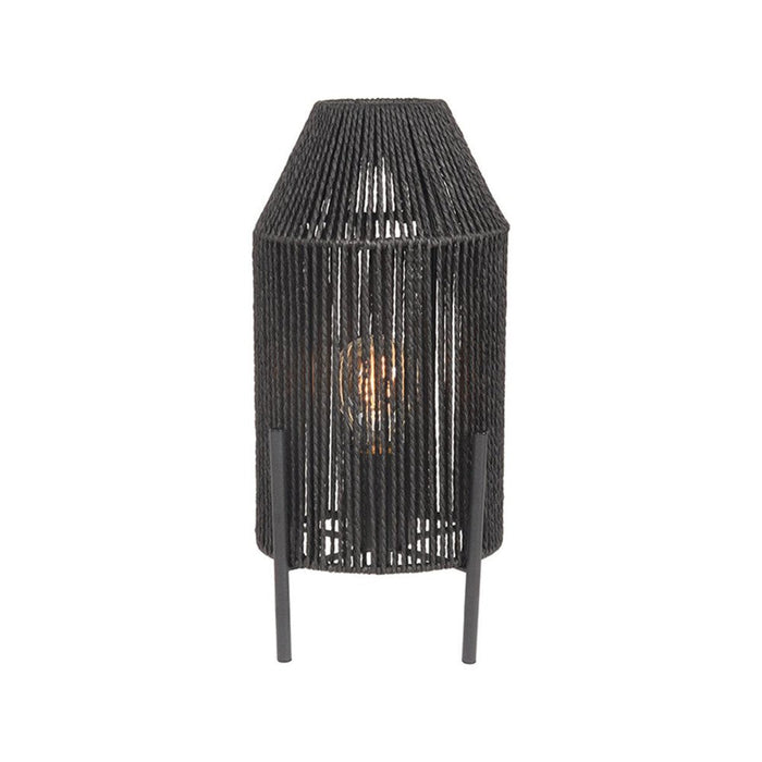 Label51 Tafellamp Ibiza - Zwart - Jute-Tafellampen-LABEL51