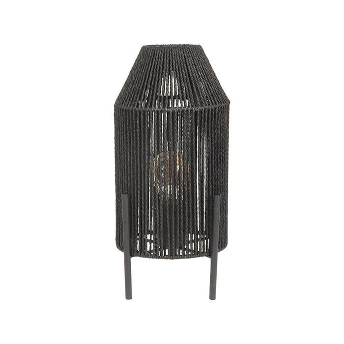 Label51 Tafellamp Ibiza - Zwart - Jute-Tafellampen-LABEL51