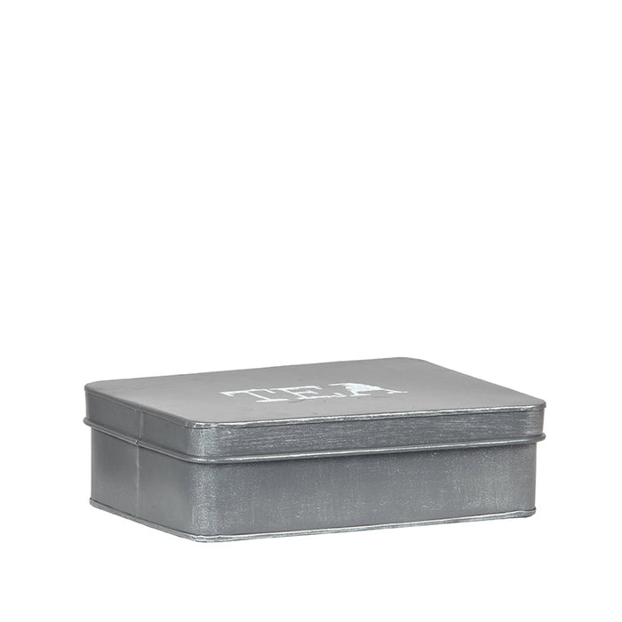 Label51 Theedoos - Grijs - Metaal-Keukenaccessoire-LABEL51