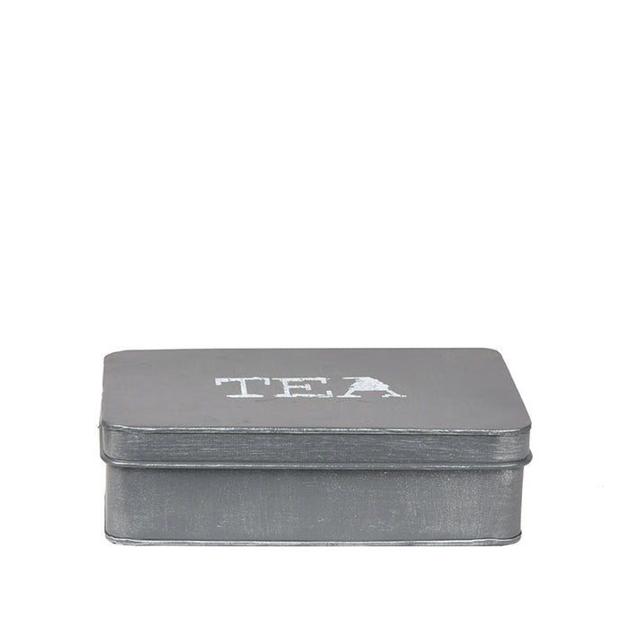 Label51 Theedoos - Grijs - Metaal-Keukenaccessoire-LABEL51