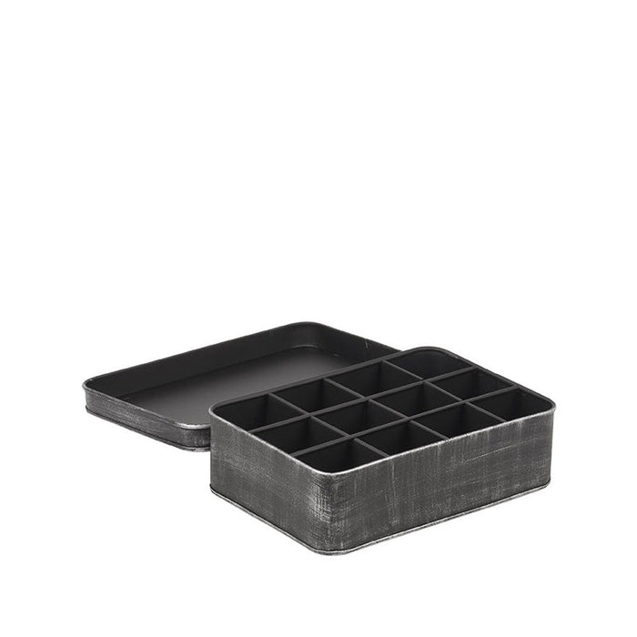 Label51 Theedoos - Zwart - Metaal-Keukenaccessoire-LABEL51