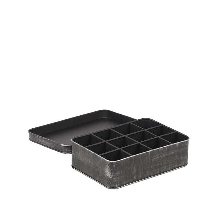 Label51 Theedoos - Zwart - Metaal-Keukenaccessoire-LABEL51