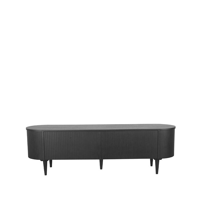 Label51 Tv-Meubel Oliva | Zwart | Eikenfineer | 180x47x55 cm-TV-meubels-LABEL51