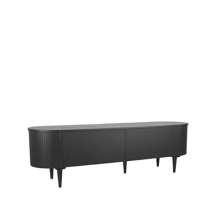 Label51 Tv-Meubel Oliva | Zwart | Eikenfineer | 180x47x55 cm-TV-meubels-LABEL51