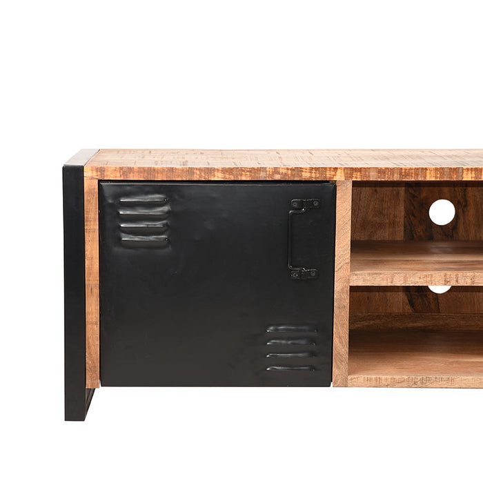 Label51 Tv-meubel Brussels - Rough - Mangohout - 160 cm-TV-meubels-LABEL51