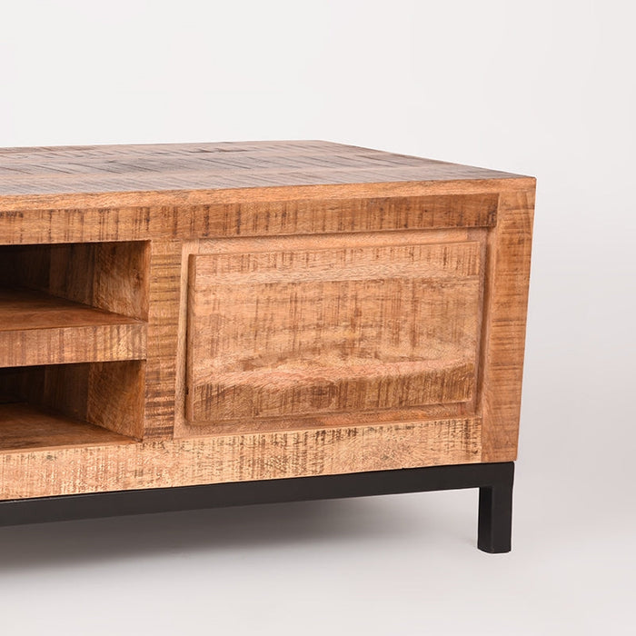 Label51 Tv-meubel Ghent - Rough - Mangohout - 160 cm412-TV-meubels-LABEL51