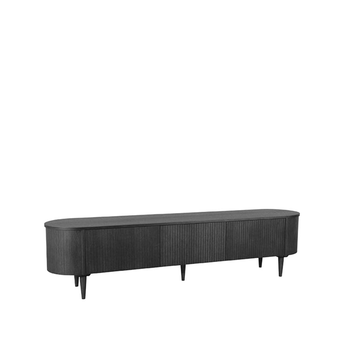 Label51 Tv-meubel Oliva - Zwart - Eiken - 220x47x55-TV-meubels-LABEL51