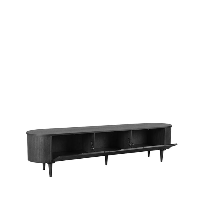 Label51 Tv-meubel Oliva - Zwart - Eiken - 220x47x55-TV-meubels-LABEL51