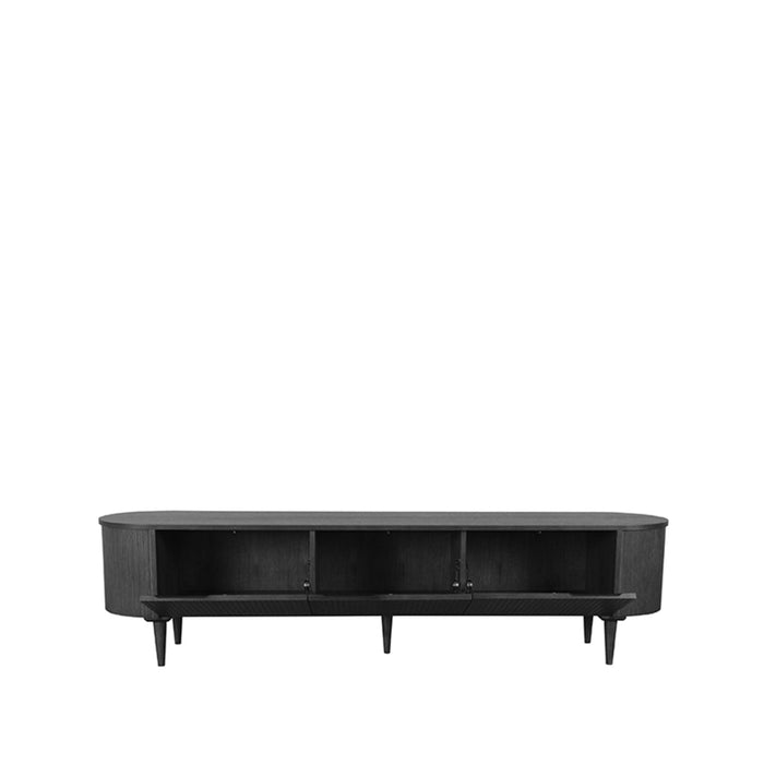 Label51 Tv-meubel Oliva - Zwart - Eiken - 220x47x55-TV-meubels-LABEL51
