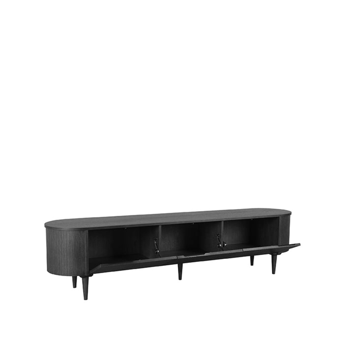 Label51 Tv-meubel Oliva - Zwart - Eiken - 220x47x55-TV-meubels-LABEL51