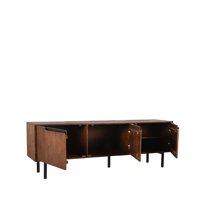 Label51 Tv-meubel Rio - Espresso - Mangohout - 180 cm-TV-meubels-LABEL51