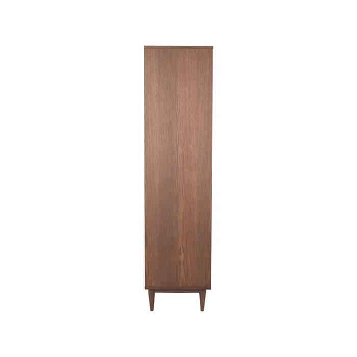 Label51 Vitrinekast Jule 100x49x180 cm walnoot-Vitrinekasten-LABEL51