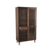 Label51 Vitrinekast Jule 100x49x180 cm walnoot-Vitrinekasten-LABEL51