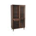 Label51 Vitrinekast Jule 100x49x180 cm walnoot-Vitrinekasten-LABEL51