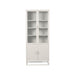 Label51 Vitrinekast Level - Wit - Metaal - 80x40x190 cm-Vitrinekasten-LABEL51