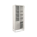 Label51 Vitrinekast Level - Wit - Metaal - 80x40x190 cm-Vitrinekasten-LABEL51