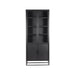 Label51 Vitrinekast Level - Zwart - Metaal - 80x40x190 cm-Vitrinekasten-LABEL51