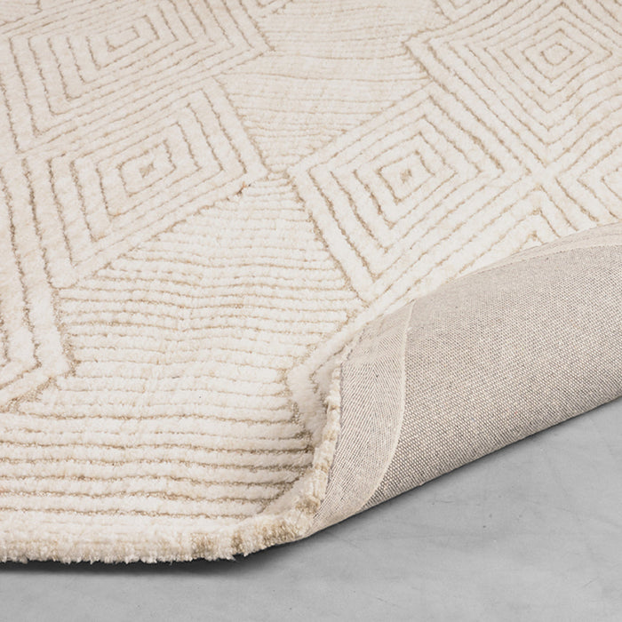 Label51 Vloerkleden Cosy - Taupe - Synthetisch - 160x230 cm-Rechthoekige vloerkleden-LABEL51
