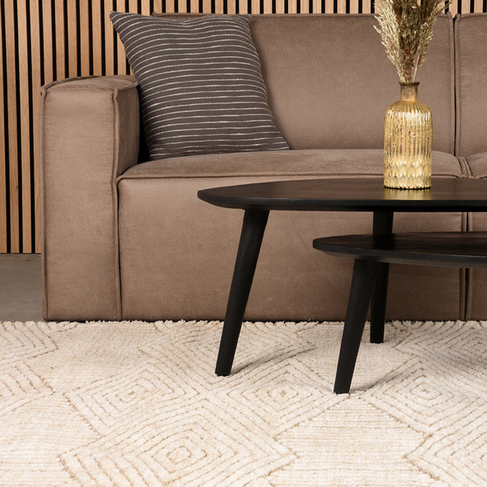 Label51 Vloerkleden Cosy - Taupe - Synthetisch - 160x230 cm-Rechthoekige vloerkleden-LABEL51