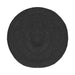 Label51 Vloerkleden Jute - Zwart - Jute - 180x180 cm-Ronde vloerkleden-LABEL51