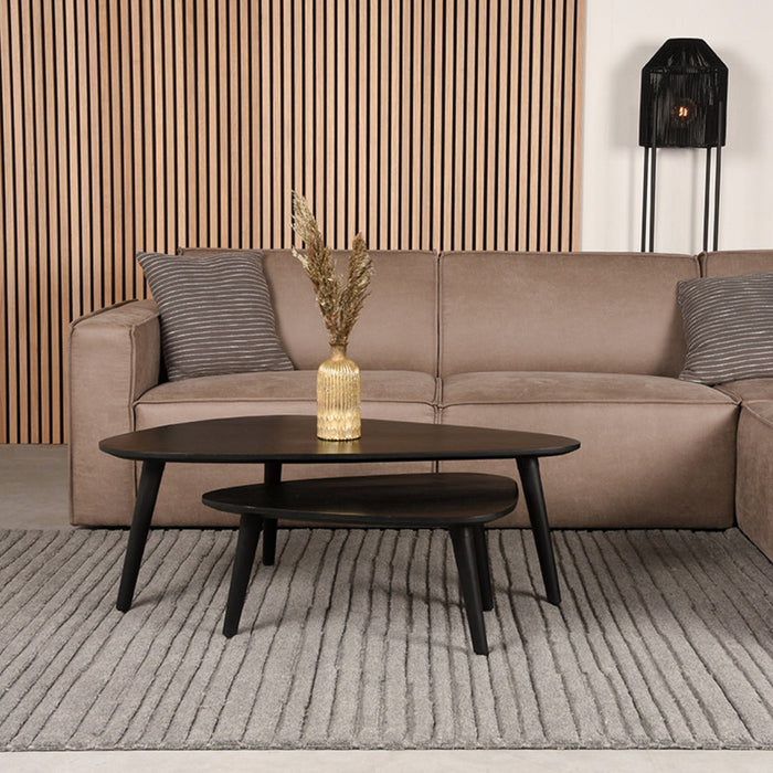 Label51 Vloerkleden Luxy - Grijs - Synthetisch - 160x230 cm-Rechthoekige vloerkleden-LABEL51