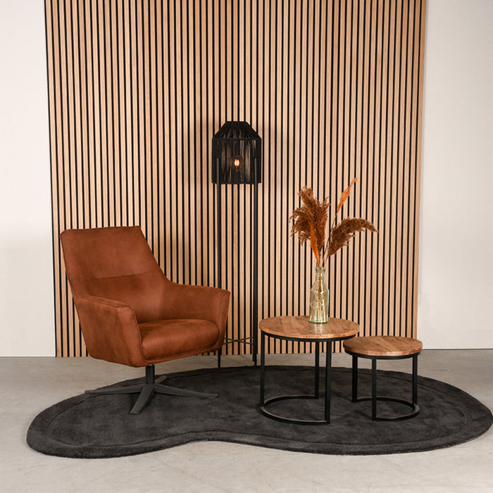 Label51 Vloerkleden Mody - Antraciet - Synthetisch - 200x300 cm-Ronde vloerkleden-LABEL51