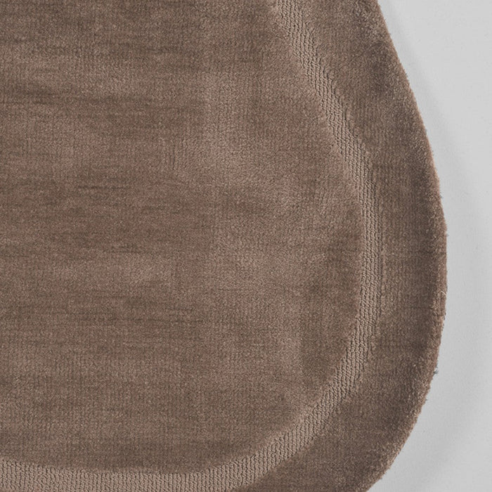 Label51 Vloerkleden Mody - Taupe - Synthetisch - 160x230 cm-Ronde vloerkleden-LABEL51