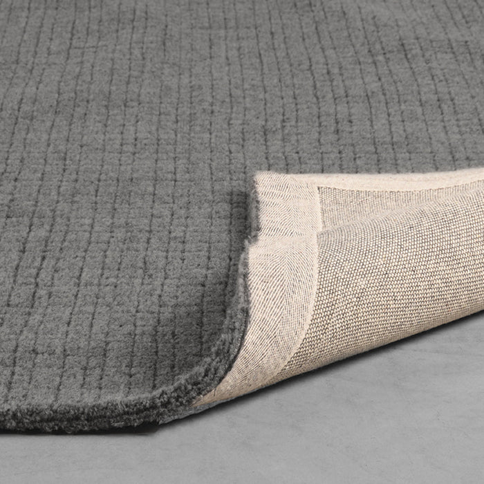 Label51 Vloerkleden Wolly - Antraciet - Wol - 160x230-Rechthoekige vloerkleden-LABEL51