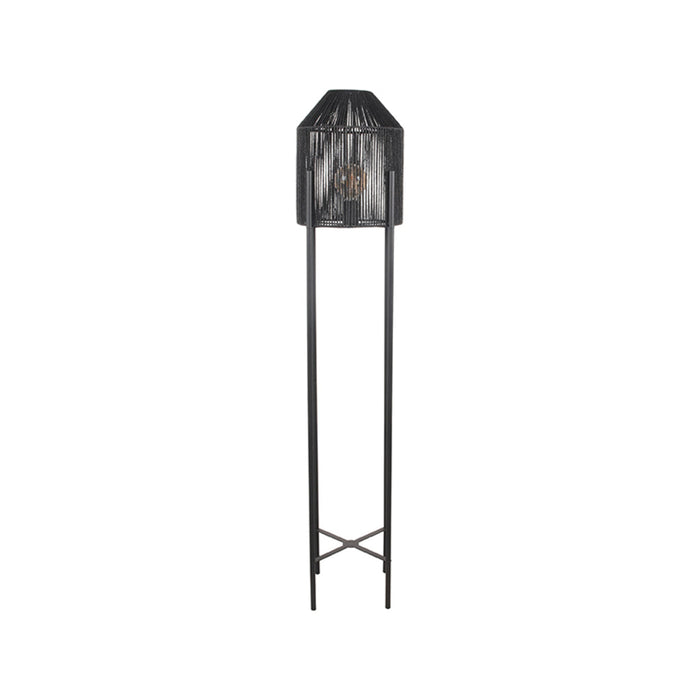 Label51 Vloerlamp Ibiza - Zwart - Jute-Vloerlampen-LABEL51