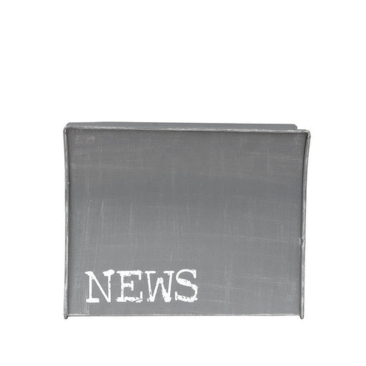 Label51 Wanddecoratie Magazinehouder - Antiek grijs - Metaal-Wanddecoratie-LABEL51