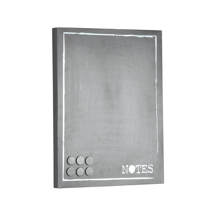 Label51 Wanddecoratie Memobord - Antiek grijs - Metaal-Wanddecoratie-LABEL51