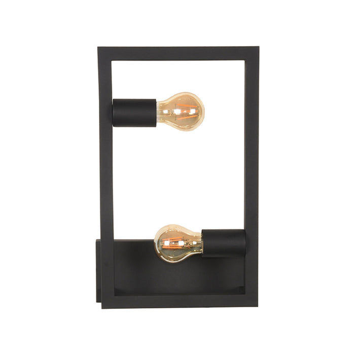 Label51 Wandlamp Quadrato - Zwart - Metaal-Wandlampen-LABEL51