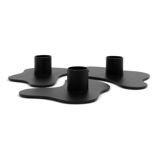 MELT Kandelaar set van 3 - Zwart-Kandelaars-Spinder