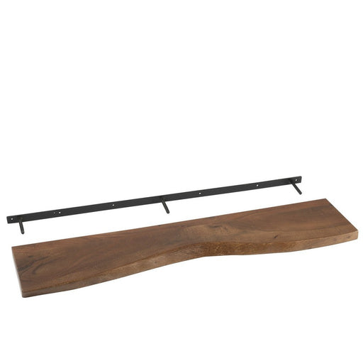 Muurplank Gerard acacia hout bruin large-Wandplanken-J-Line