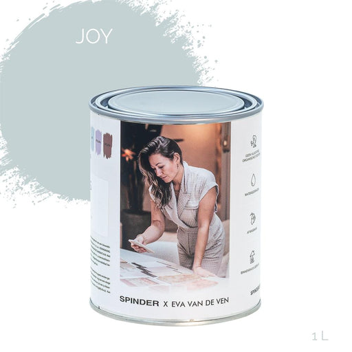 Spinder x Eva van de Ven - 1L Matte Muurverf - Joy-Verf-Spinder