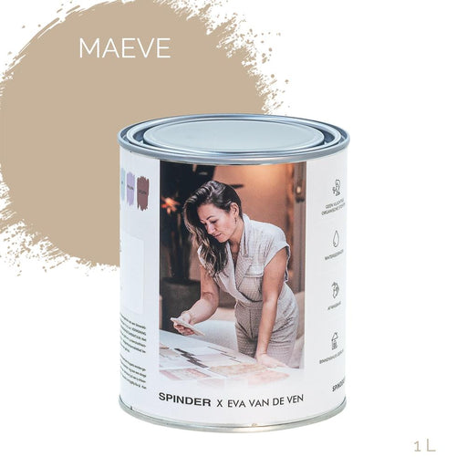 Spinder x Eva van de Ven - 1L Matte Muurverf - Maeve-Verf-Spinder