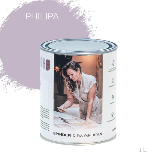 Spinder x Eva van de Ven - 1L Matte Muurverf - Philipa-Verf-Spinder