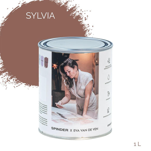 Spinder x Eva van de Ven - 1L Matte Muurverf - Sylvia-Verf-Spinder